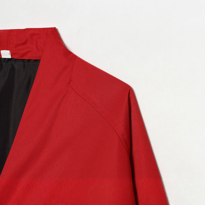 Damska krótka kurtka in oversize kimono cut z elastic dołem Lumaza
