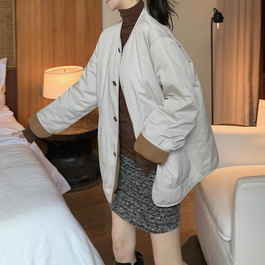 Damska Comfortable oversize kurtka Lumaza