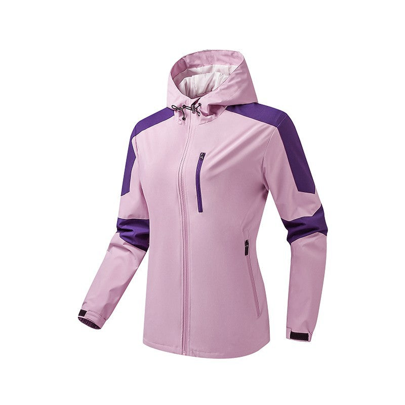 Męski Oddychający Softshell-Hardshell Hybrid Kurtka z Kaptur i Wodoodporny Kieszenie na zamek