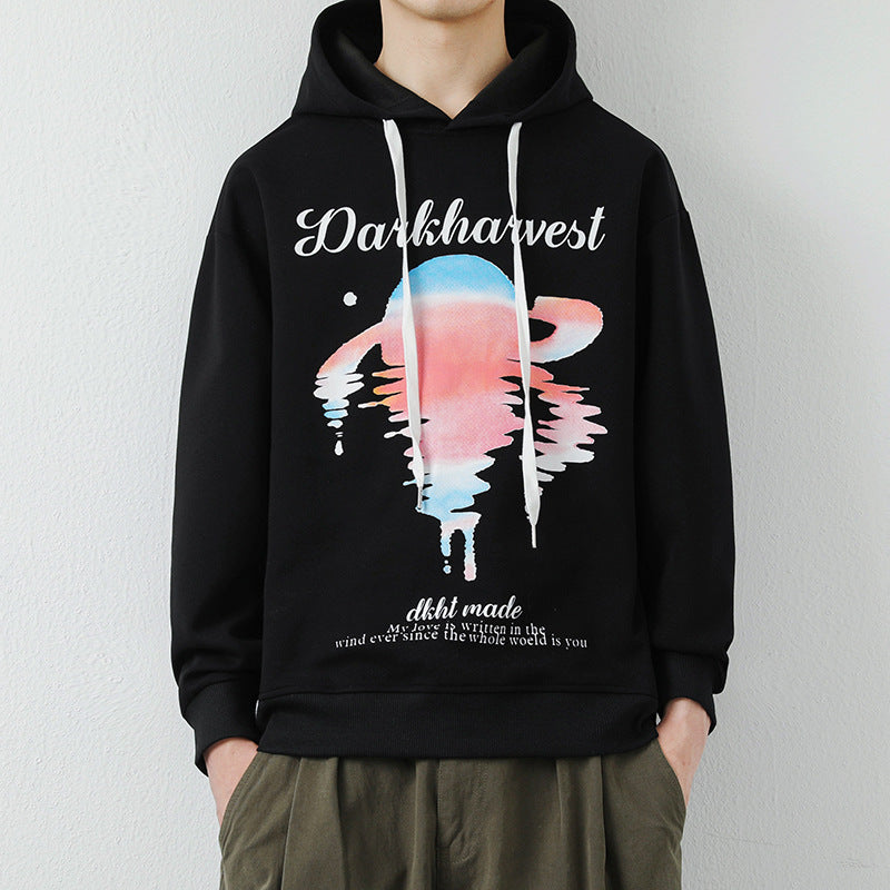 Męska Modny Bluza z kapturem z Creative Graficzny Print