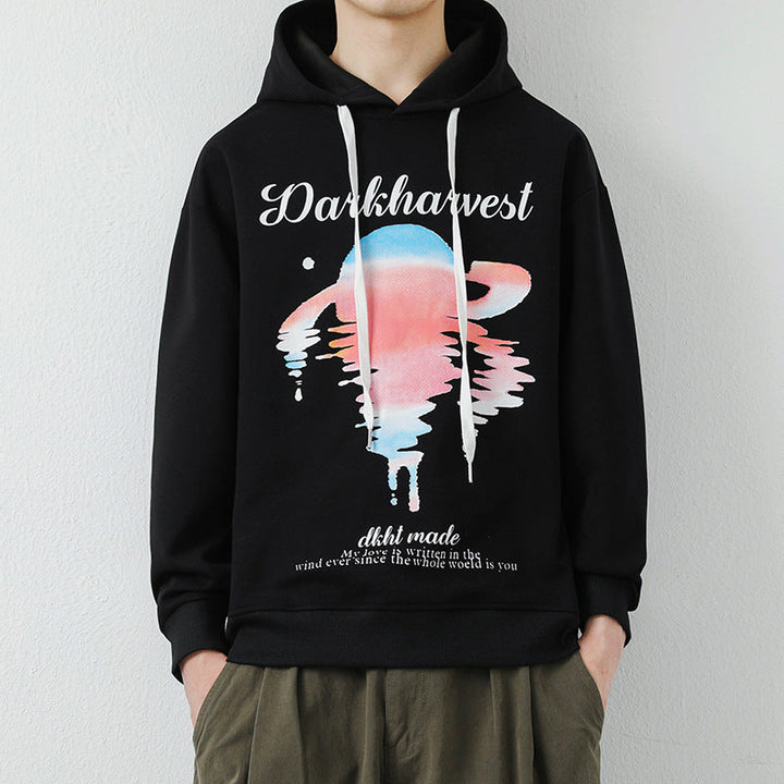 Męska Modny Bluza z kapturem z Creative Graficzny Print