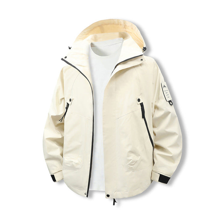 Męska Wwd i Water Resistant softshell utility kurtka z kapturem