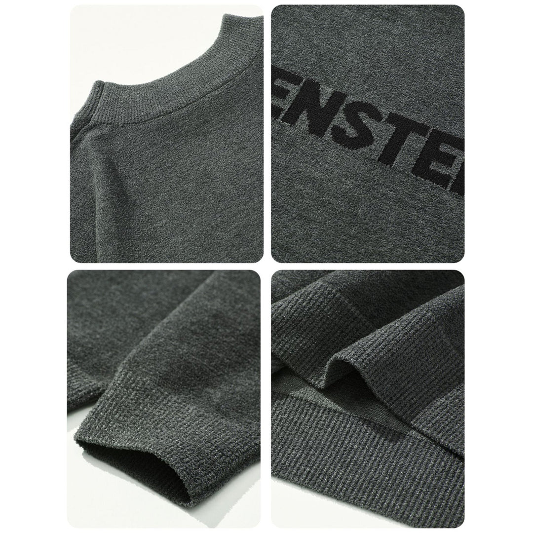 Męska Wygodny Oversize Sweter z Graficzny Print