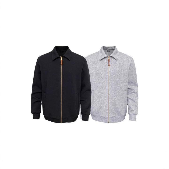 Męski Komfortowy Zip-Up Sweat Kurtka