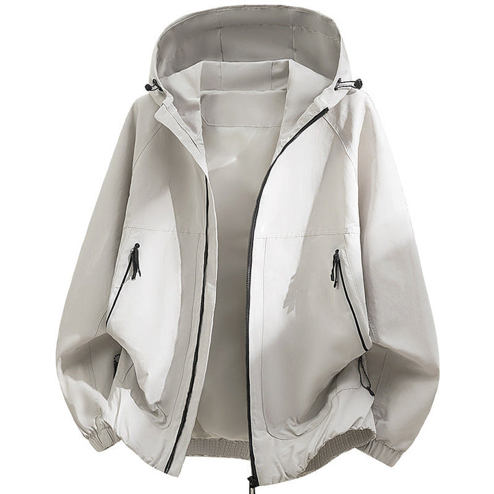 Męska technical kapturemed softshell kurtka z regulowany kapturem i utility kieszeniami