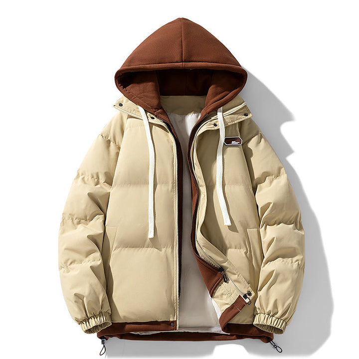 Damska pikowana z kapturem kurtka z soft teddy polarowa lining, regulowanym dołem, i elastic cuffs Lumaza
