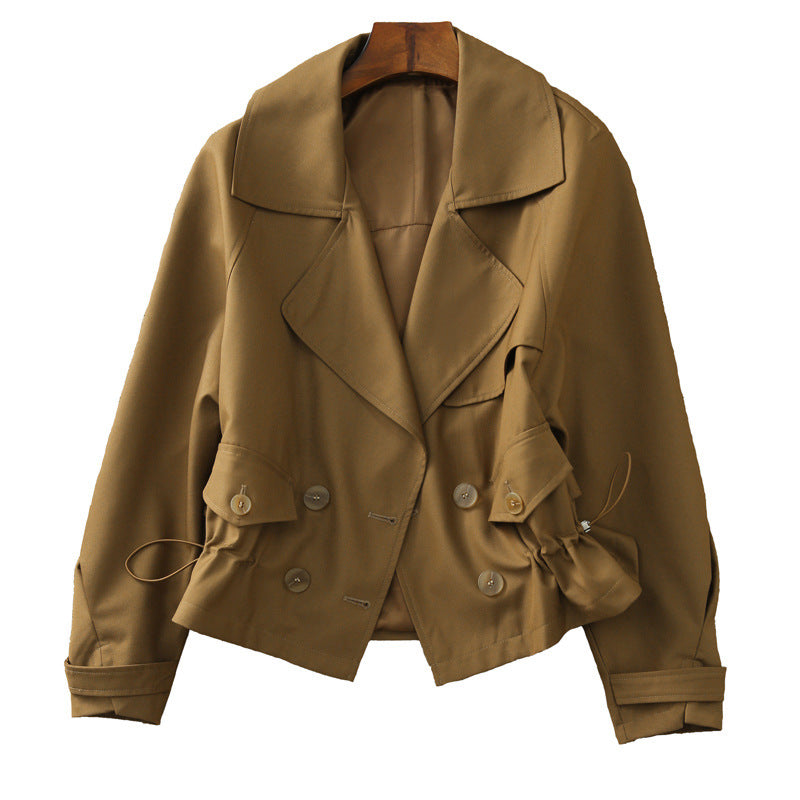 Damskas stylish transitional kurtka z elastic pasem Lumaza
