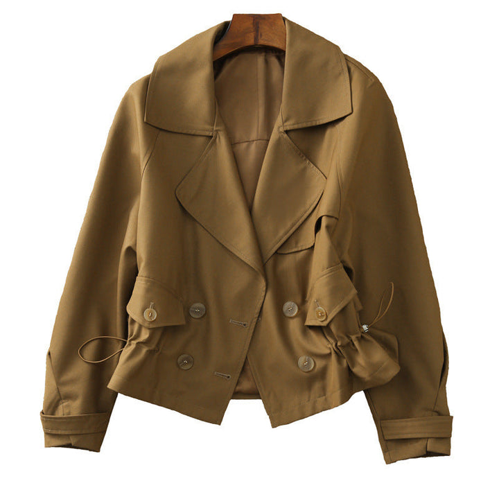 Damskas stylish transitional kurtka z elastic pasem Lumaza