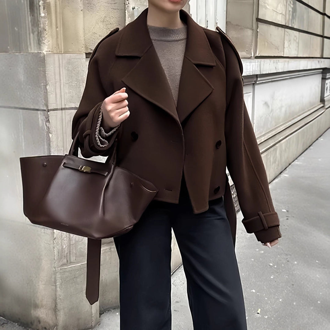 Kurtka damska ciepła oversize casualowa