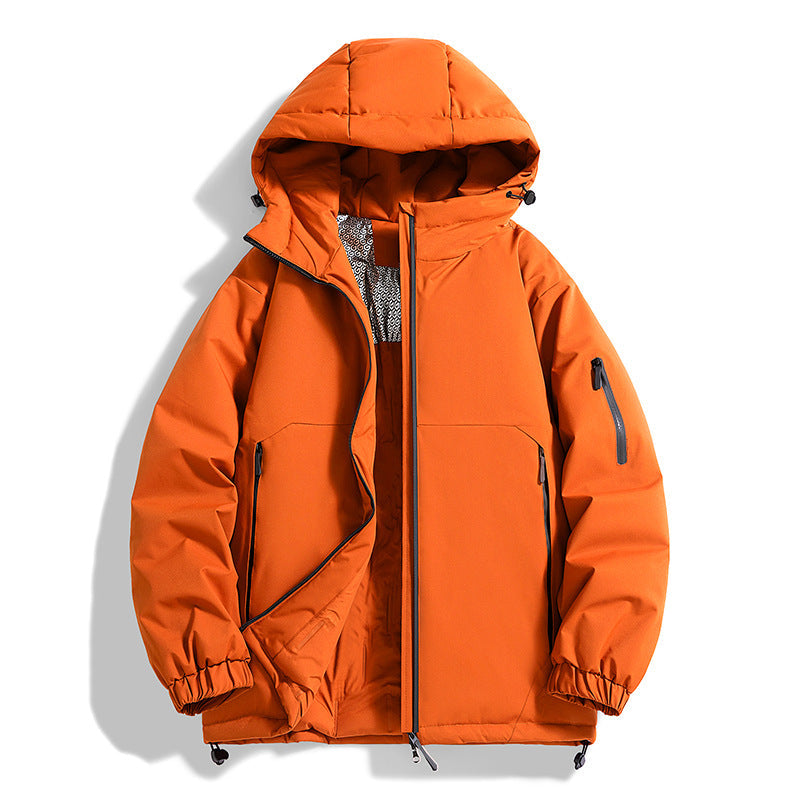 Unisex Warmer wodoodporna pikowana parka z technical hood Lumaza