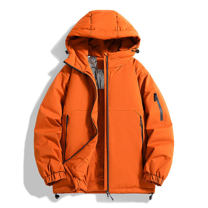 Unisex Warmer wodoodporna pikowana parka z technical hood Lumaza