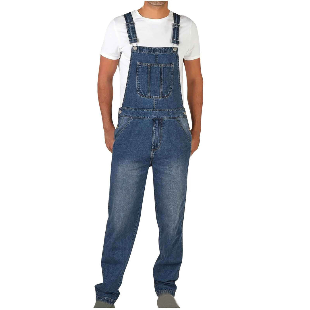 Męska overalls solidny z regulowany straps