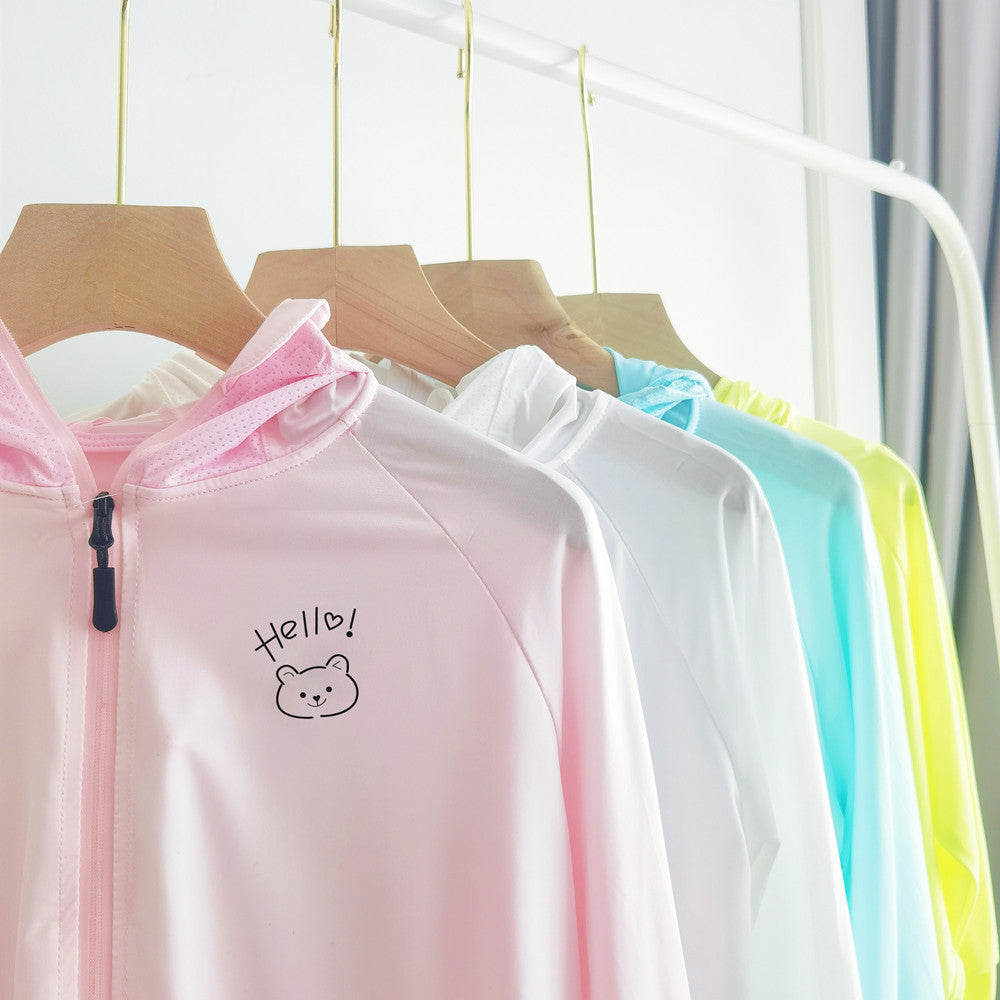 Kurtka unisex z ochroną UV oddychająca lekka