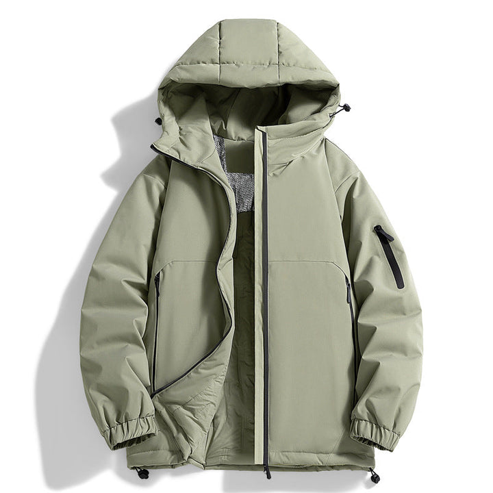 Unisex Warmer wodoodporna pikowana parka z technical hood Lumaza
