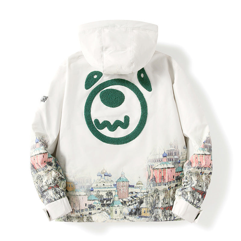 Parka unisex wodoodporna wiatroszczelna lekka
