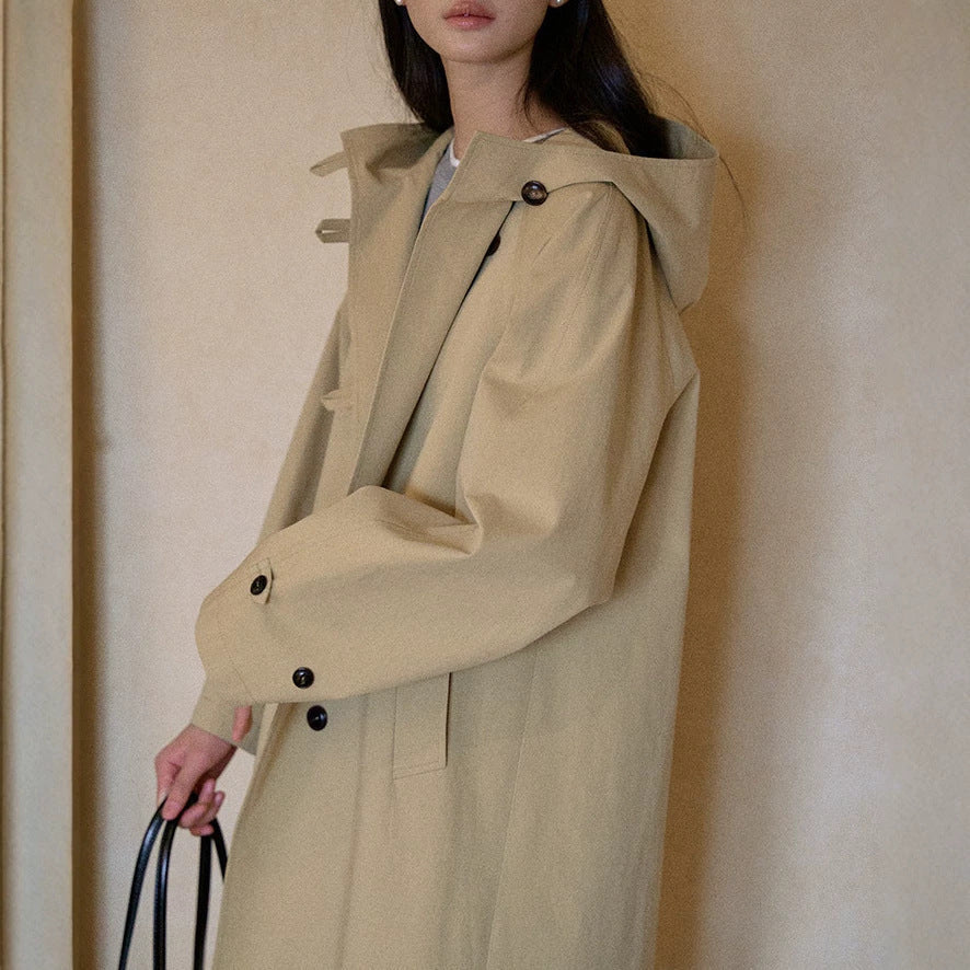 Damska Fashionable Transitional kurtka z kapturem Lumaza