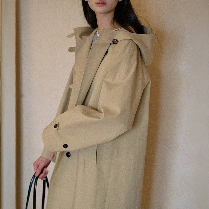 Damska Fashionable Transitional kurtka z kapturem Lumaza