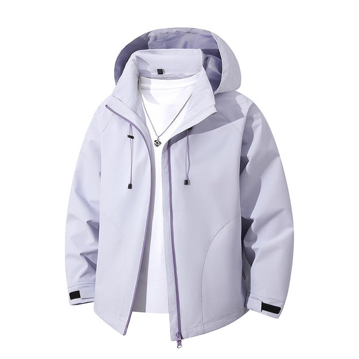 Damska light wodoodporna z kapturem kurtka in technical comfort cut Lumaza