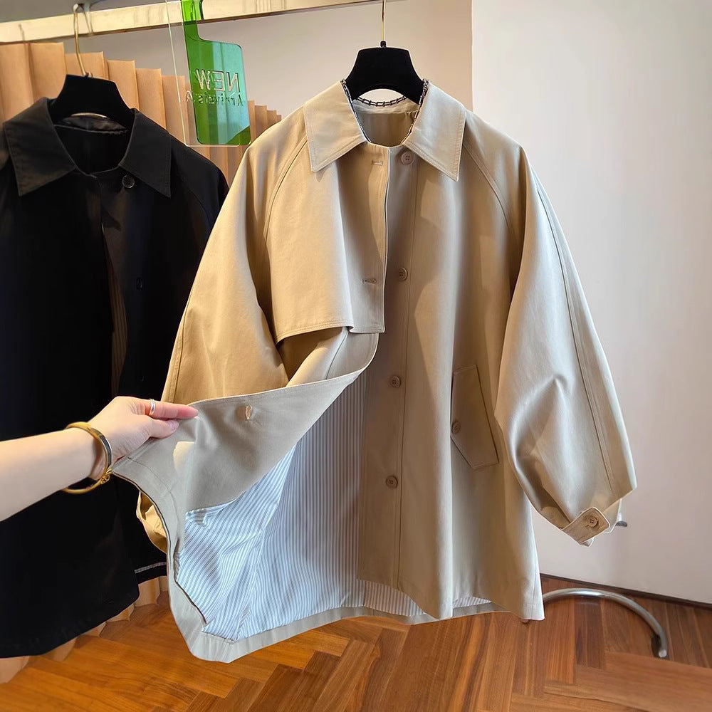 Damska Fashionable Transitional kurtka z luźna krój Lumaza