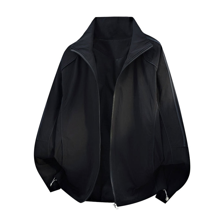 Damska Light oversize Wind kurtka z ze stójką, ściągaczem i Elastic Cuffs Lumaza