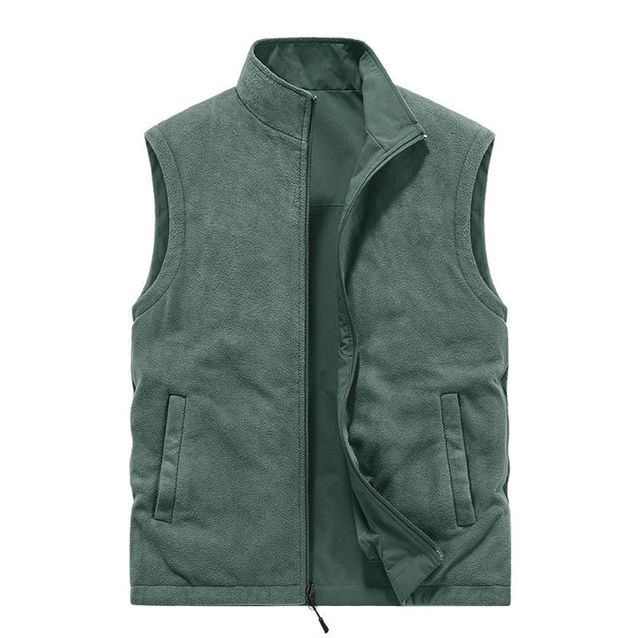 Męska Multifunctional utility kamizelka z fleece Lwwg i Multiple kieszeniami