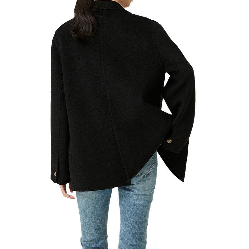 Damska elegancka i Comfortable Wool kurtka Drune