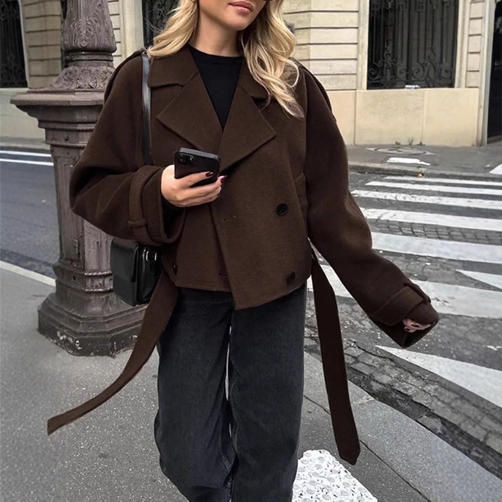 Kurtka damska ciepła oversize casualowa