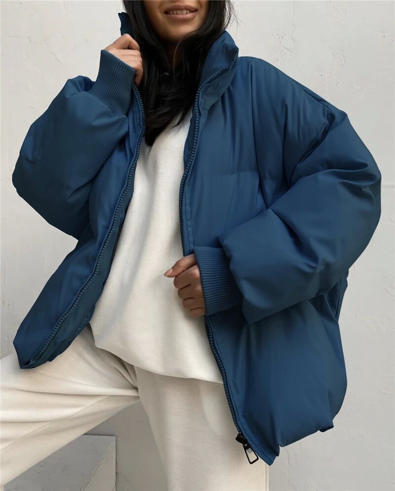 Damska oversize Down kurtka