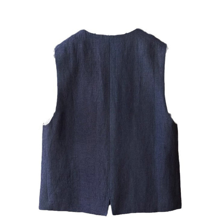 Damska Fashionable Linen kamizelka Lumaza