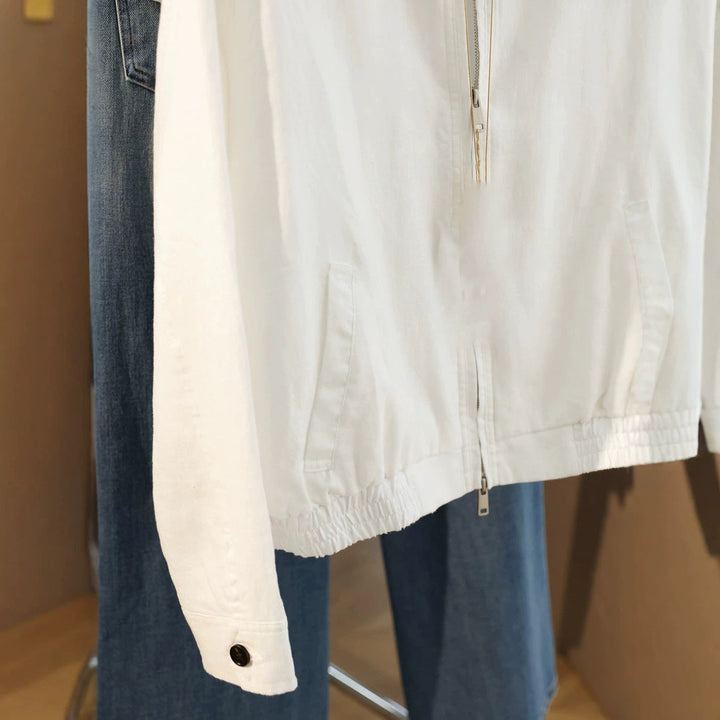 Damska Fashionable Transitional kurtka z zamkiem błyskawicznym Lumaza