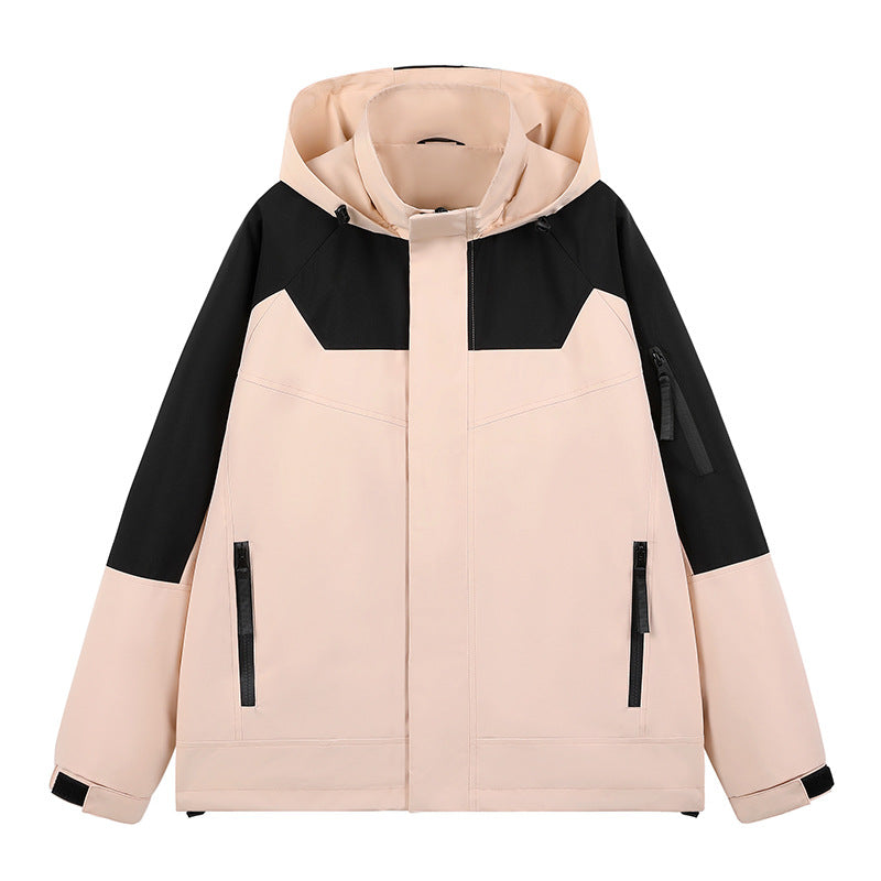 Męska wodoodporny technical miejski bluza z kapturem kurtka z ergonomic kapturem, ukrytym zamkiem, i seam-sealed utility kieszeniami