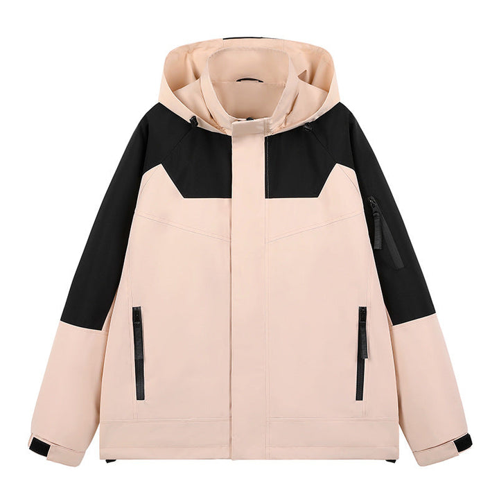 Męska wodoodporny technical miejski bluza z kapturem kurtka z ergonomic kapturem, ukrytym zamkiem, i seam-sealed utility kieszeniami