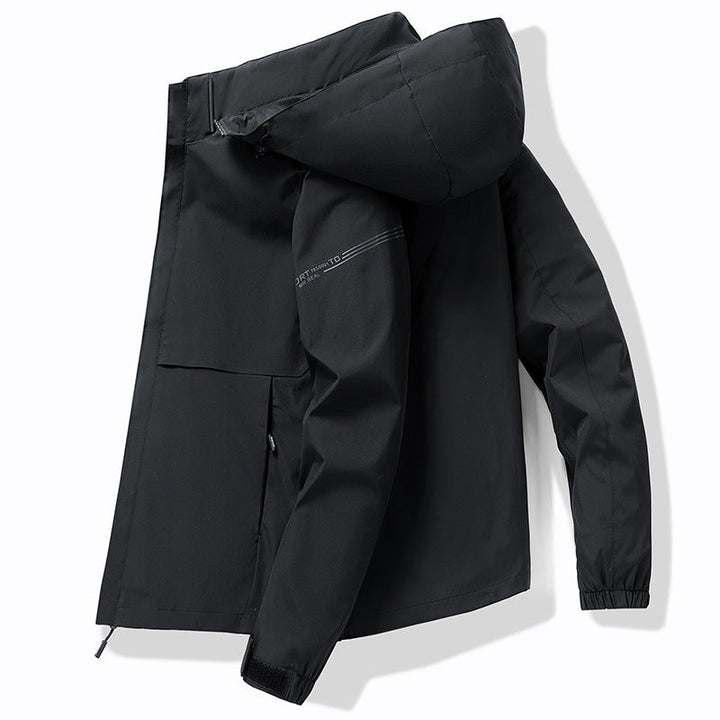 Męska wodoodporny Wwter parka z Thermo-Reflective pikowana Lwwg i kapturem