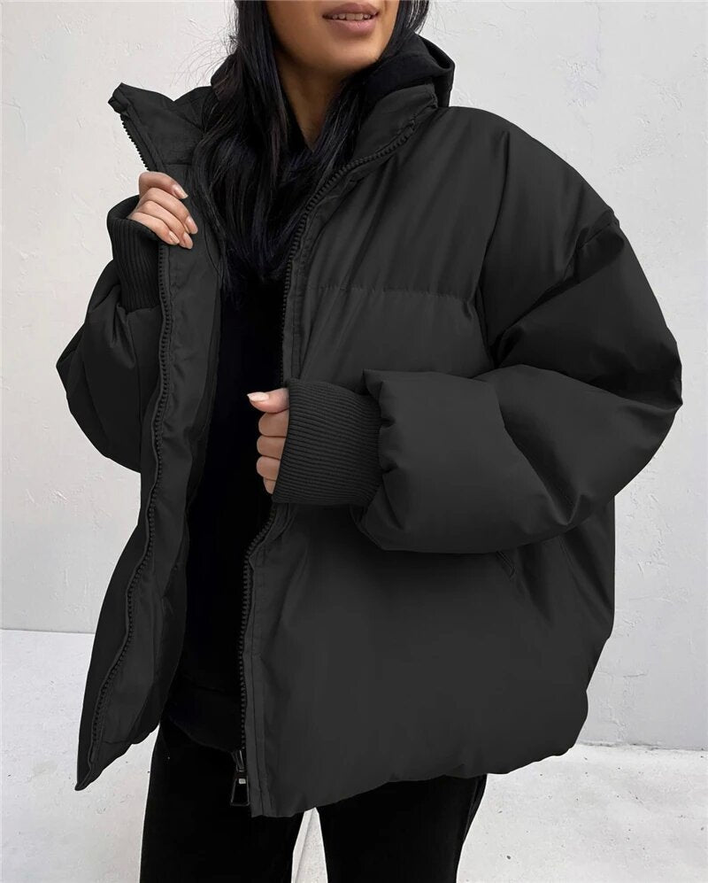 Damska oversize Down kurtka
