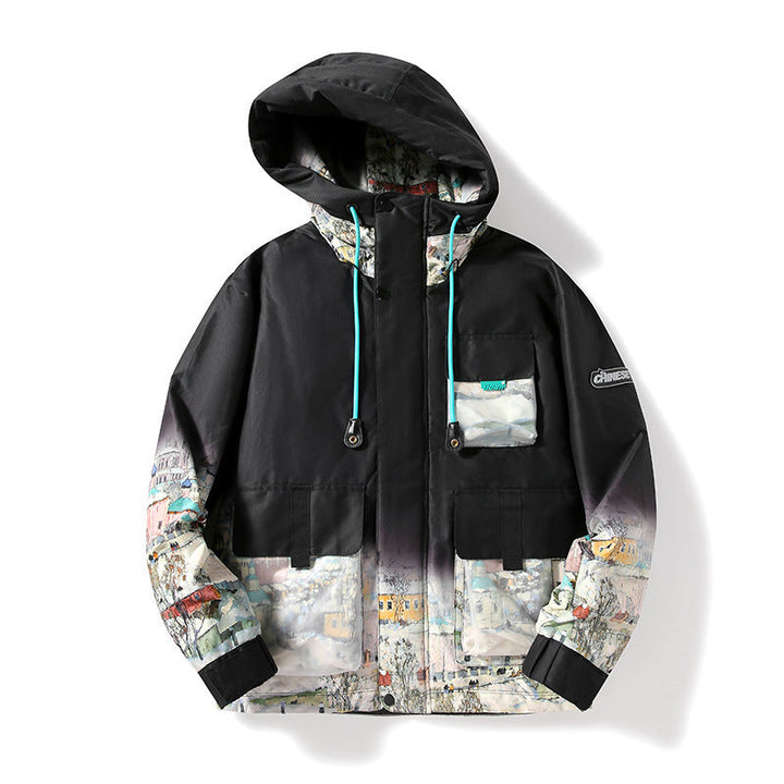 Parka unisex wodoodporna wiatroszczelna lekka