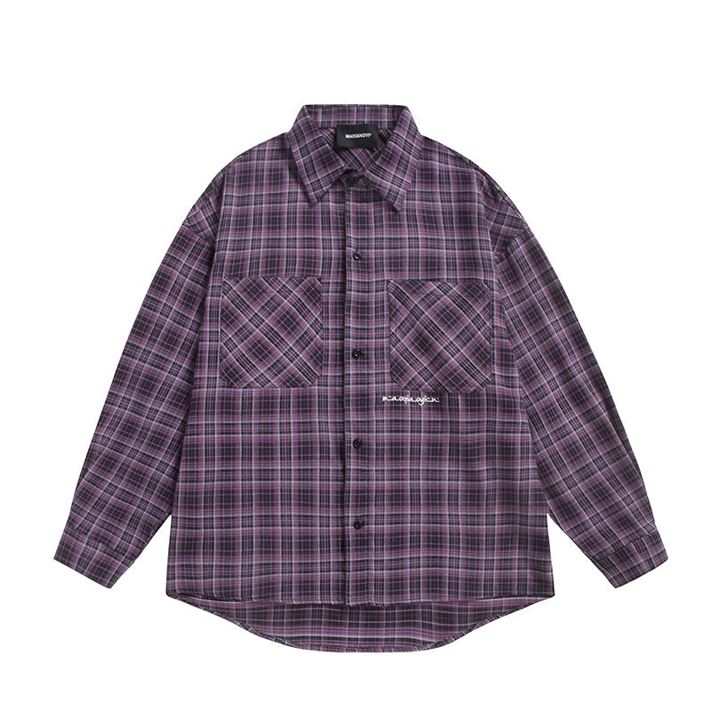 Unisex Kratka Kurtka koszulowa w Boxy Krój z Large Klatka piersiowa Kieszenie z klapkami i Extended Dół
