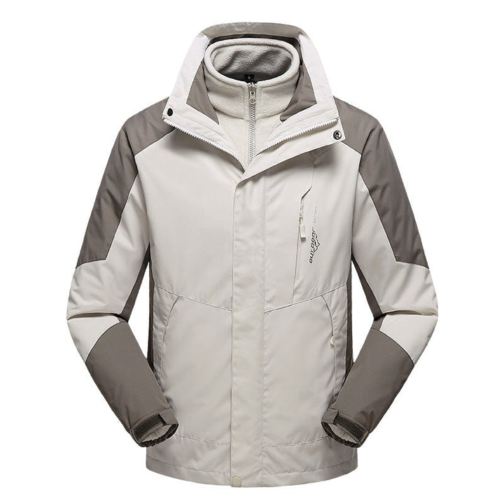 Damska versatile outdoor kurtka z removable polarowa inner kurtka i windproof softshellowa outer Lumaza