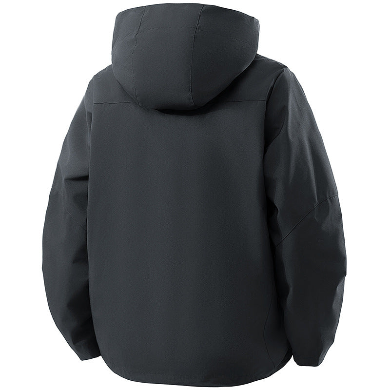Męska Technical kurtka softshell outdoorowy z kapturem water- i wiatroszczelna membrana sealed zamkiems
