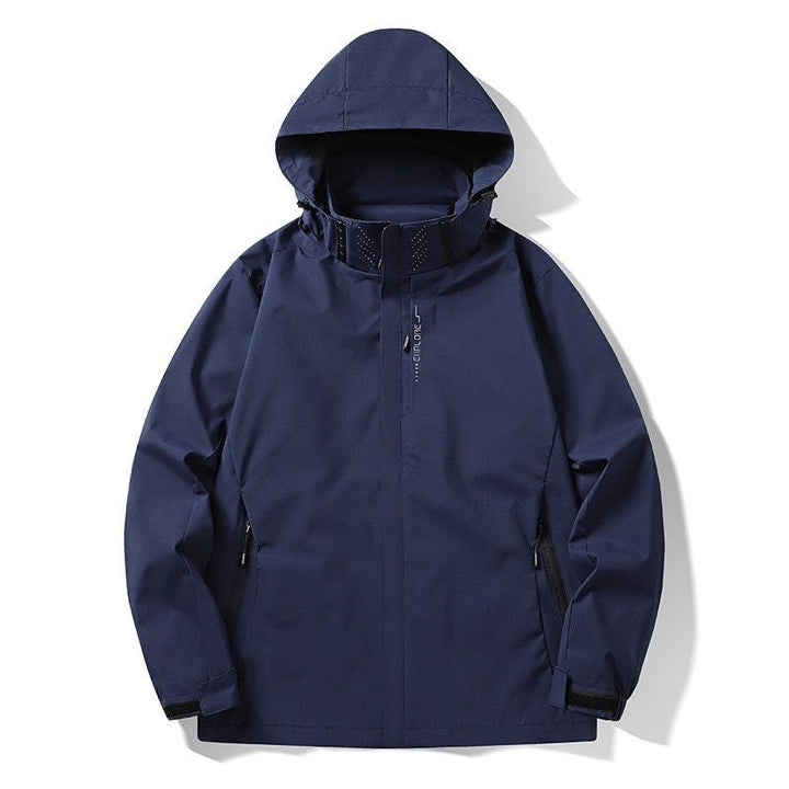 Męska lekka softshell funkcjonalne kurtka z oddychająca Mesh Lwwg i regulowany kapturem