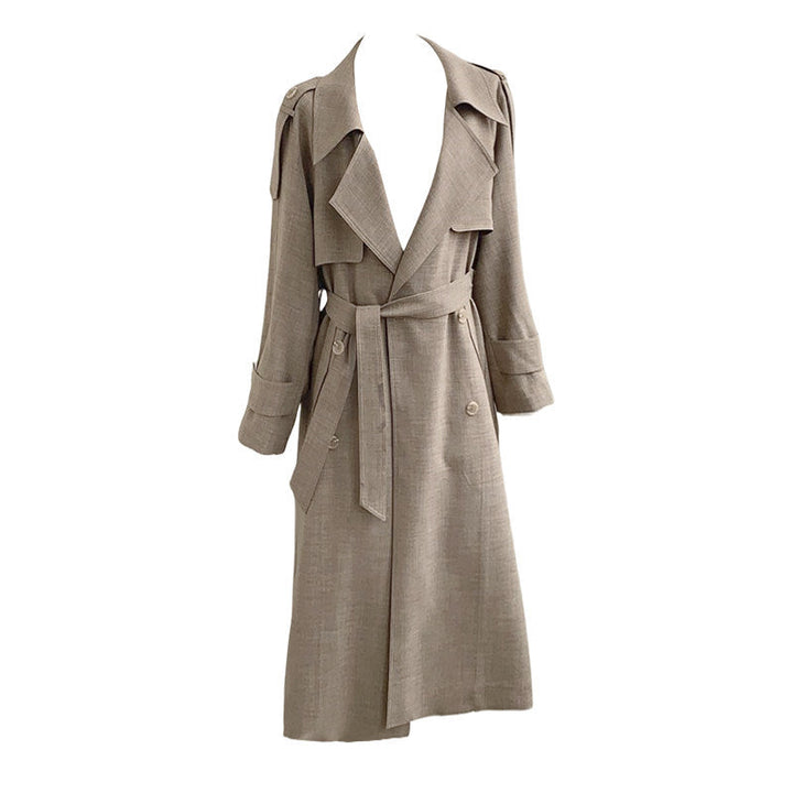Damska elegancka i codzienna transitional kurtka z contrasting rękawami Drune