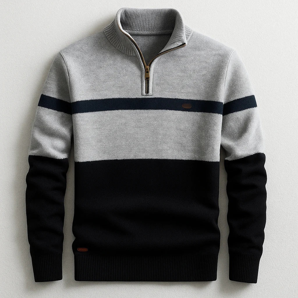 Męska Stylowy Krótki zamek Sweter
