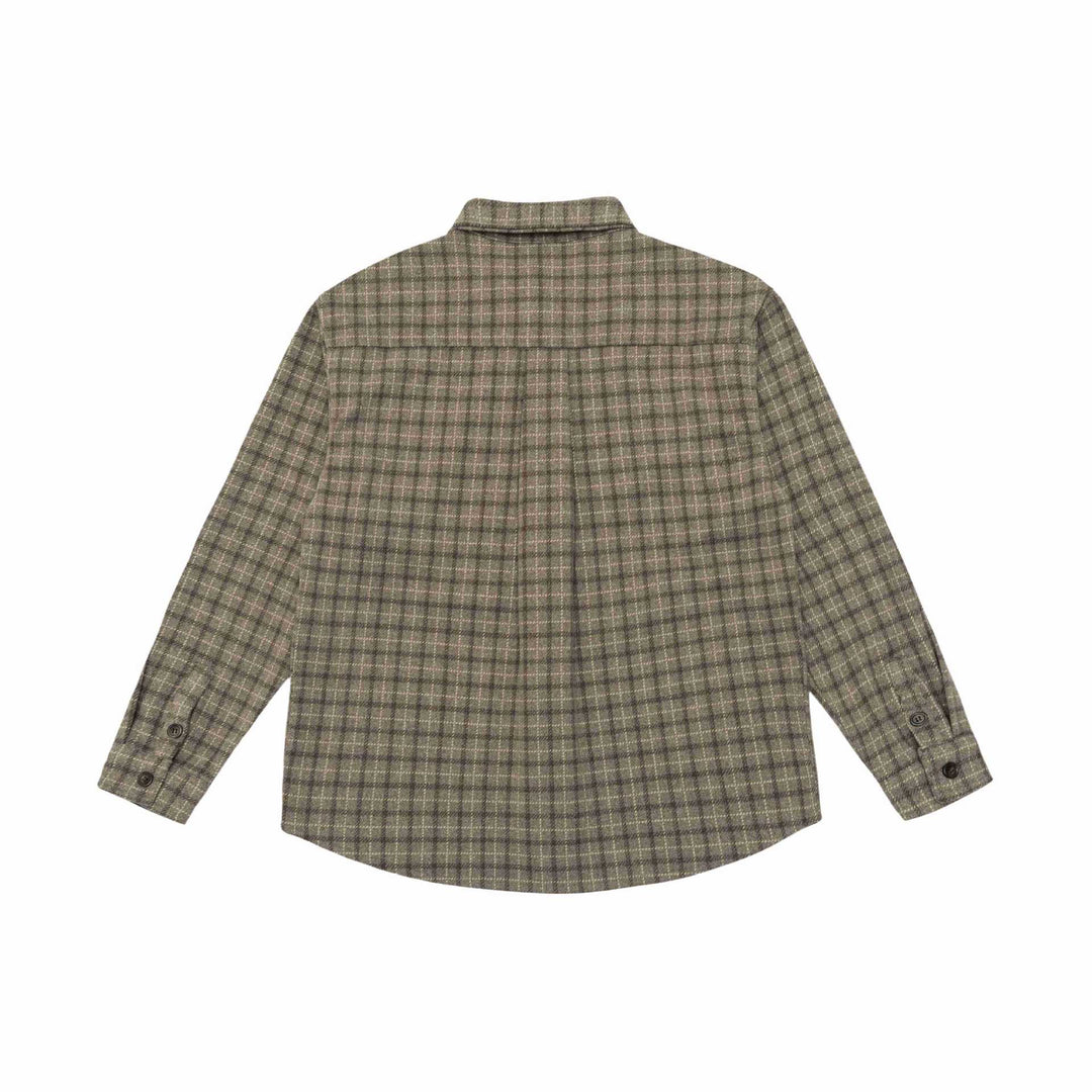 Unisex W kratę Kurtka koszulowa-Overshirt wykonana z Mieszanka myłny