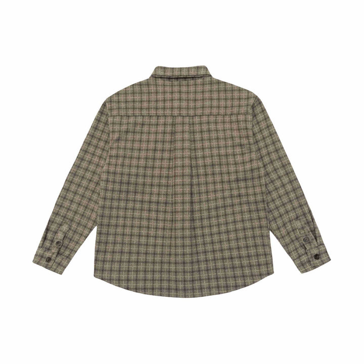 Unisex W kratę Kurtka koszulowa-Overshirt wykonana z Mieszanka myłny