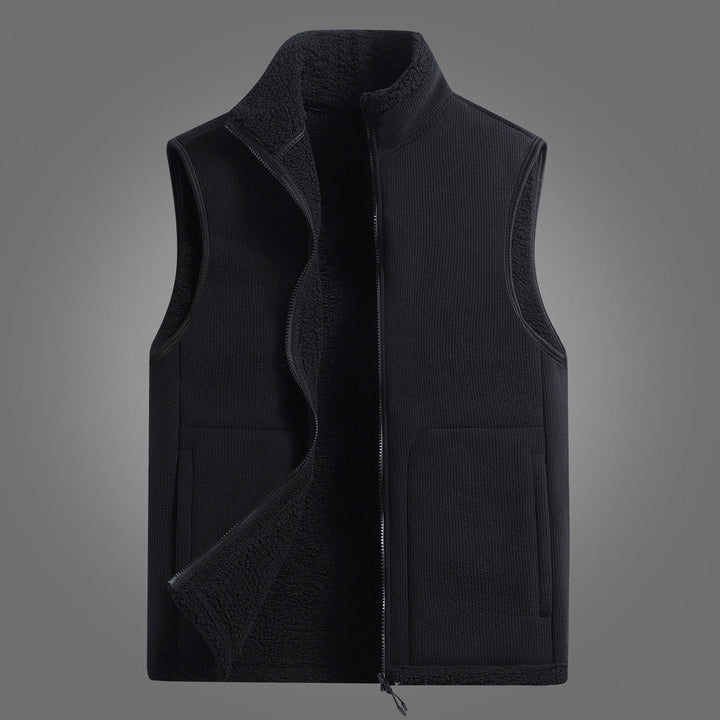 Kamizelka unisex zimowa ciepła z wysokim kołnierzem