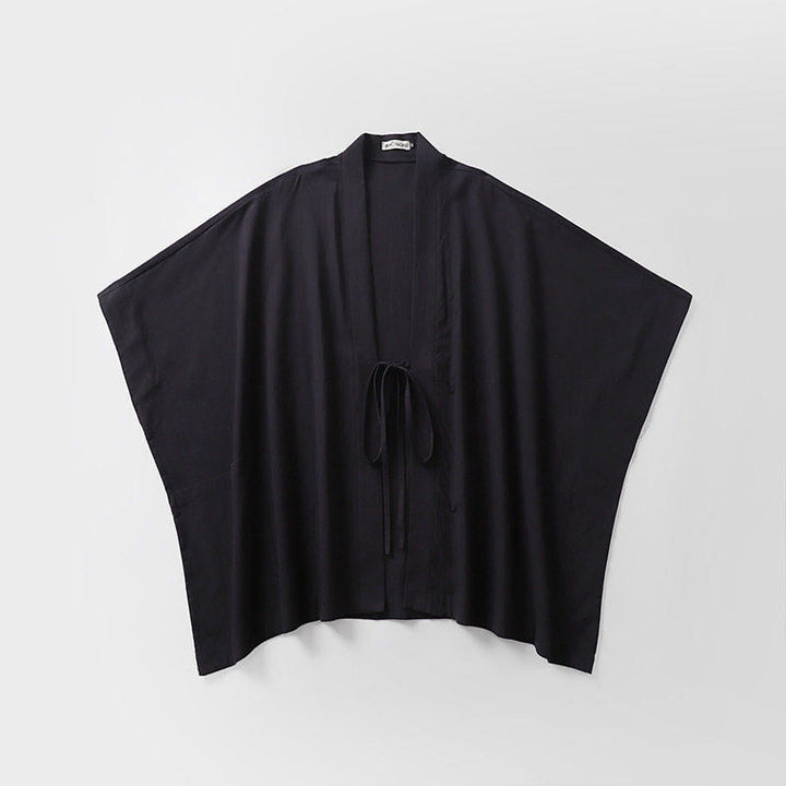 Damska oversize kimono kardigan z wiązanym paskiem i Side kieszeniami Lumaza