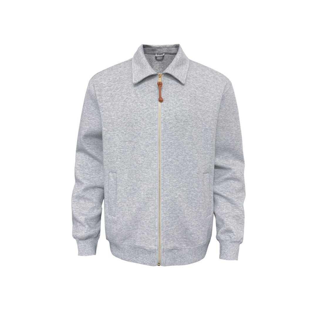 Męski Komfortowy Zip-Up Sweat Kurtka