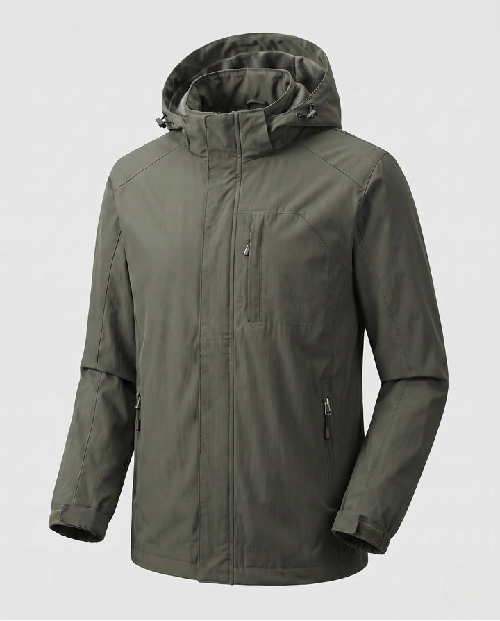 Męska wwd i wodoodporny thermo bluza z kapturem z thermo fleece lwwg