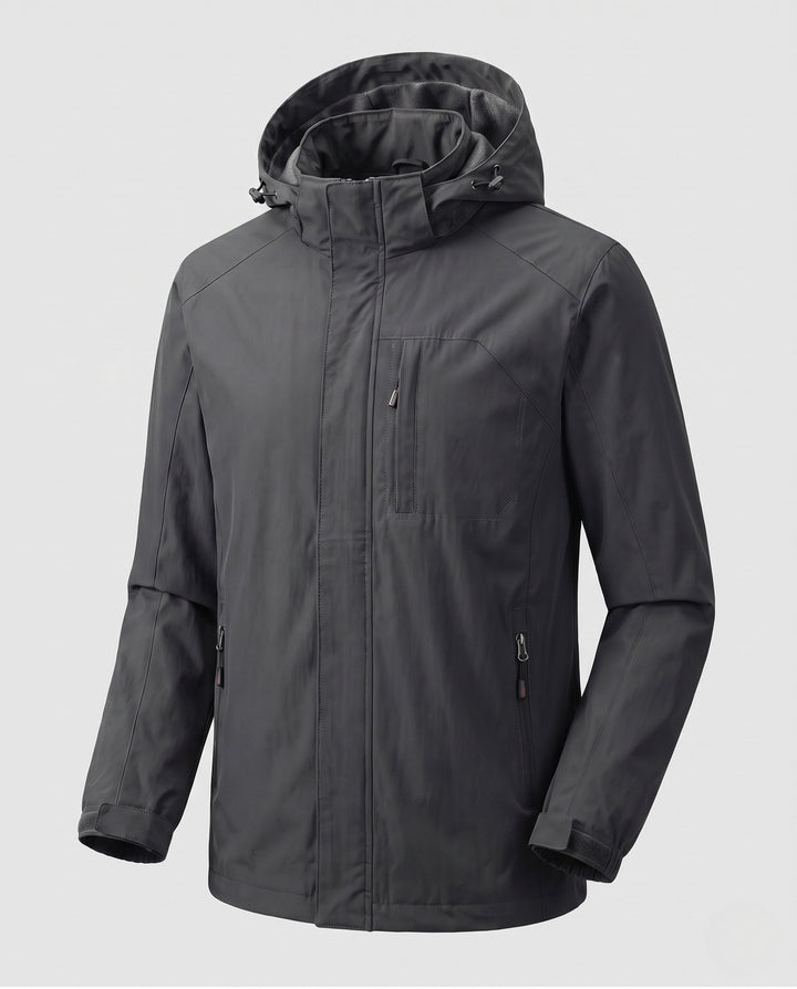 Męska wwd i wodoodporny thermo bluza z kapturem z thermo fleece lwwg