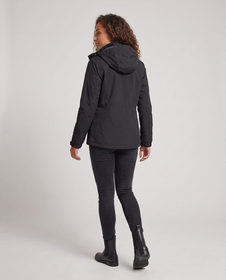 Damska softshell parka z removable polar kamizelka, wiatroszczelna i oddychający