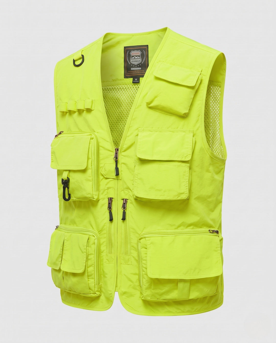 Męska multifunctional outdoorowy utility kamizelka z numerous kieszeniami i mesh lwwg